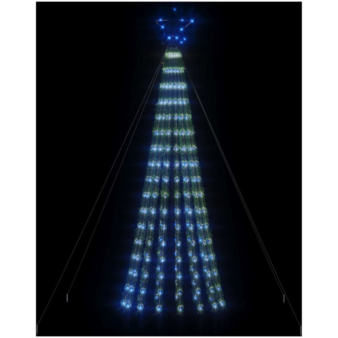 Julgranskon 275 LEDs blå 180 cm vidaXL 180 cm – bild 3