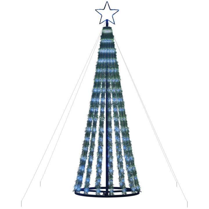 Julgranskon 275 LEDs blå 180 cm vidaXL 180 cm – bild 4