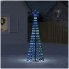 Julgranskon 275 LEDs blå 180 cm vidaXL 180 cm – miniatyr 1