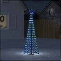 Julgranskon 275 LEDs blå 180 cm vidaXL