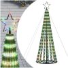 Julgranskon 275 LEDs färgglad vidaXL 180 cm – miniatyr 2