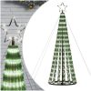 Julgranskon 275 LEDs kallvitt vidaXL 180 cm – miniatyr 2