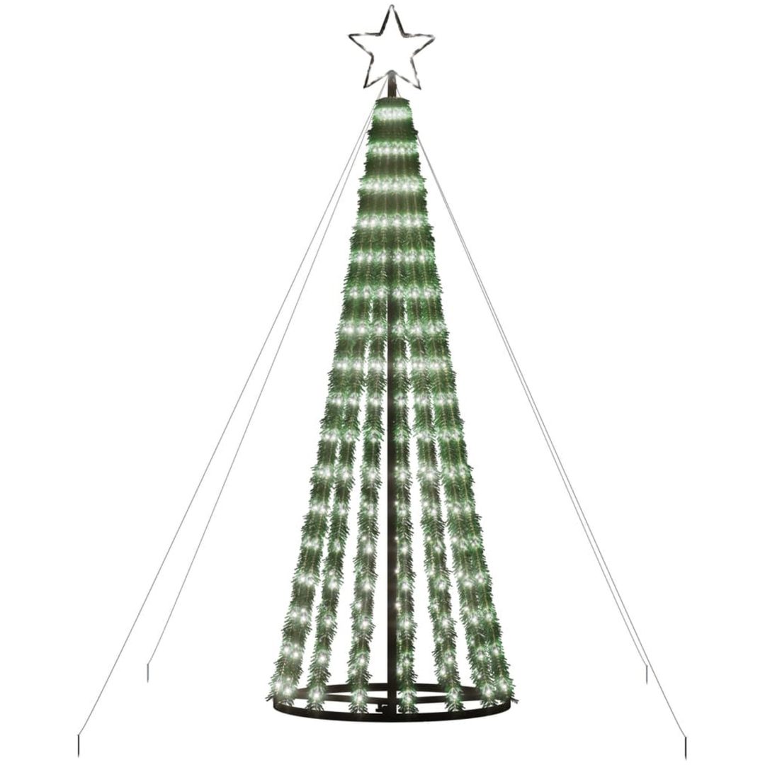 Julgranskon 275 LEDs kallvitt vidaXL 180 cm – bild 4