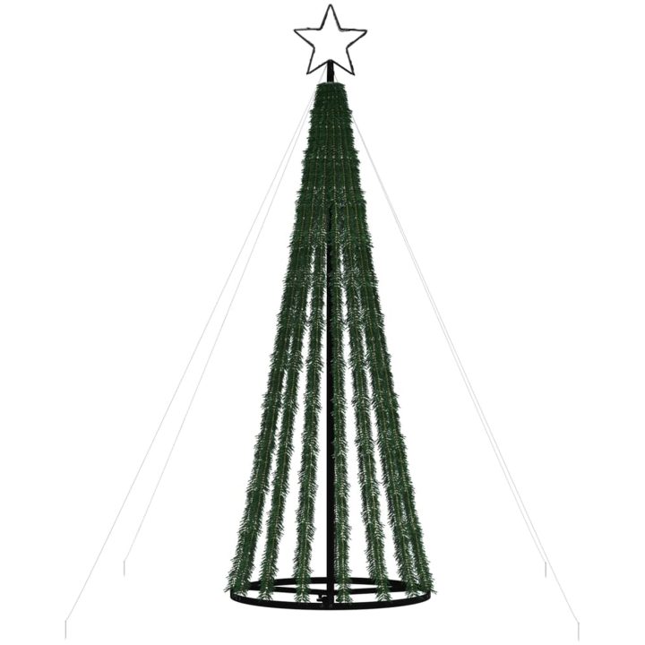 Julgranskon 275 LEDs kallvitt vidaXL 180 cm – bild 5