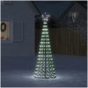 Julgranskon 275 LEDs kallvitt vidaXL 180 cm – miniatyr 1