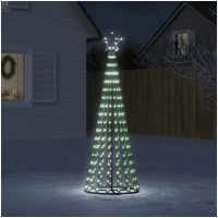 Julgranskon 275 LEDs kallvitt vidaXL