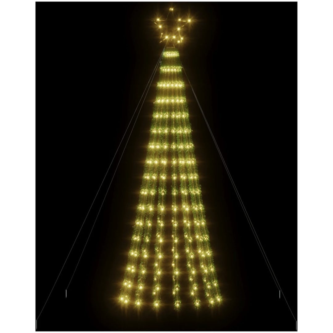 Julgranskon 275 LEDs varmvit 180 cm vidaXL 180 cm – bild 3