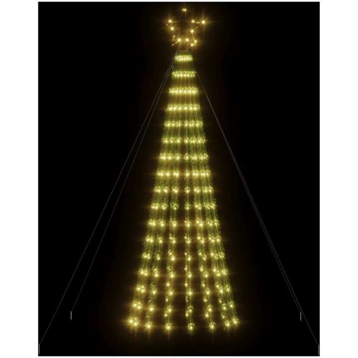 Julgranskon 275 LEDs varmvit 180 cm vidaXL 180 cm – bild 3