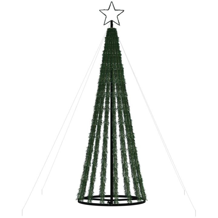 Julgranskon 275 LEDs varmvit 180 cm vidaXL 180 cm – bild 5