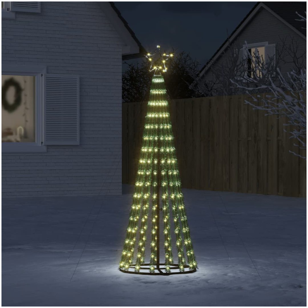 Julgranskon 275 LEDs varmvit 180 cm vidaXL 180 cm