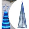 Julgranskon 475 LEDs blå vidaXL 247 cm – miniatyr 2