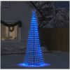 Julgranskon 475 LEDs blå vidaXL 247 cm – miniatyr 3