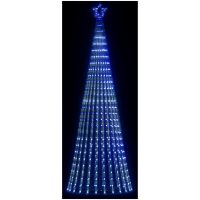 Julgranskon 475 LEDs blå vidaXL