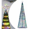 Julgranskon 475 LEDs färgglad vidaXL 247 cm – miniatyr 2