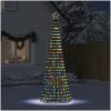 Julgranskon 475 LEDs färgglad vidaXL 247 cm – miniatyr 3