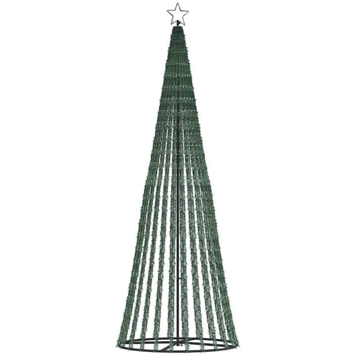 Julgranskon 475 LEDs färgglad vidaXL 247 cm – bild 4