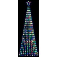 Julgranskon 475 LEDs färgglad vidaXL