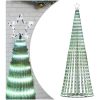 Julgranskon 475 LEDs kallvitt vidaXL 247 cm – miniatyr 2