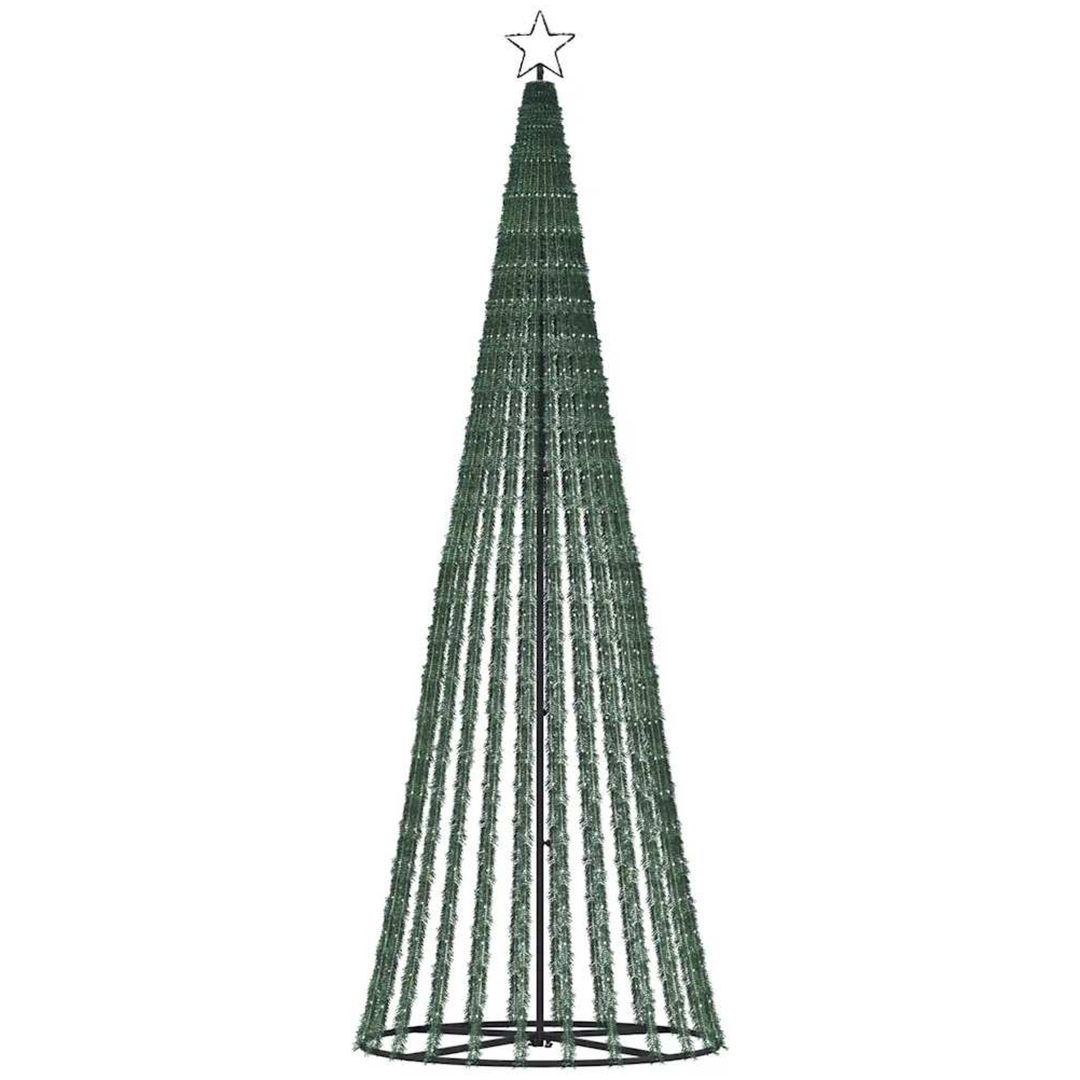 Julgranskon 475 LEDs kallvitt vidaXL 247 cm – bild 6