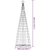 Julgranskon 550 LEDs blå 304 cm vidaXL 304 cm – miniatyr 11