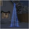 Julgranskon 550 LEDs blå 304 cm vidaXL 304 cm – miniatyr 3