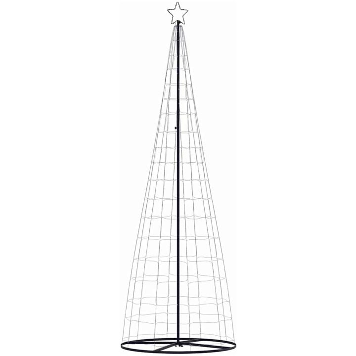 Julgranskon 550 LEDs blå 304 cm vidaXL 304 cm – bild 4