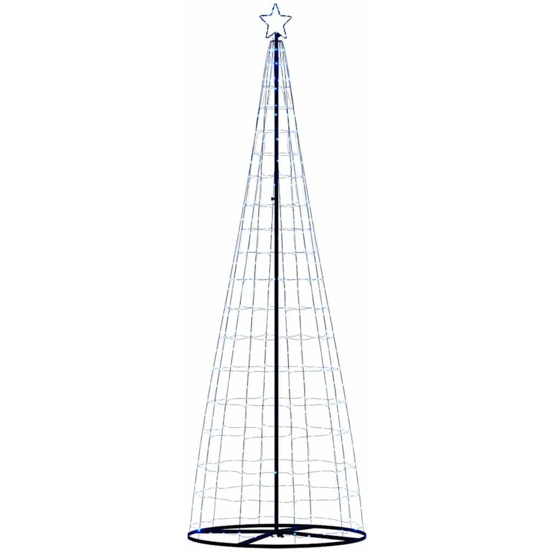 Julgranskon 550 LEDs blå 304 cm vidaXL 304 cm – bild 6