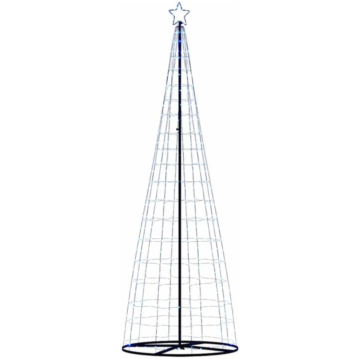 Julgranskon 550 LEDs blå 304 cm vidaXL 304 cm – bild 6