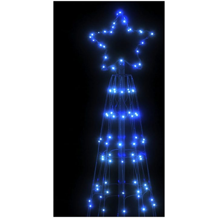 Julgranskon 550 LEDs blå 304 cm vidaXL 304 cm – bild 10