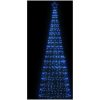 Julgranskon 550 LEDs blå 304 cm vidaXL 304 cm – miniatyr 1