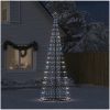 Julgranskon 550 LEDs färgglad 304 cm vidaXL 304 cm – miniatyr 3