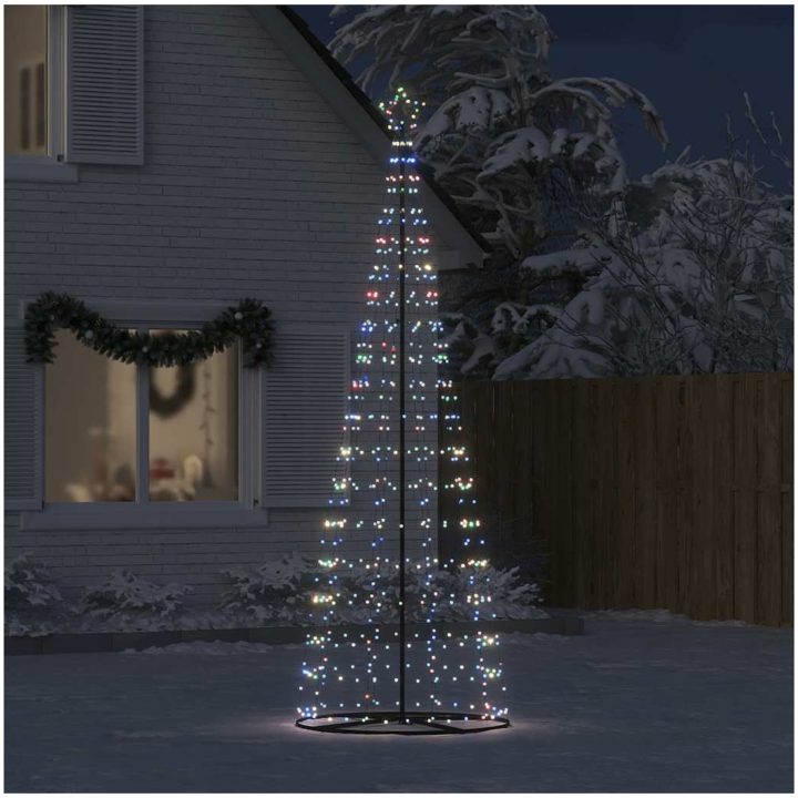 Julgranskon 550 LEDs färgglad 304 cm vidaXL 304 cm – bild 3