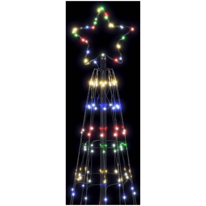 Julgranskon 550 LEDs färgglad 304 cm vidaXL 304 cm – bild 10