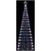Julgranskon 550 LEDs färgglad 304 cm vidaXL 304 cm – miniatyr 1