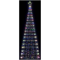 Julgranskon 550 LEDs färgglad 304 cm vidaXL
