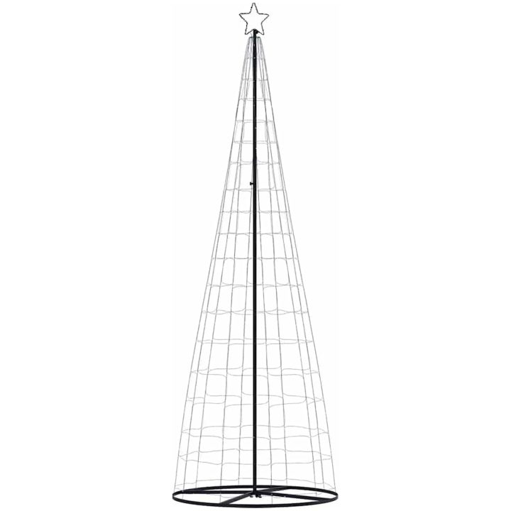Julgranskon 550 LEDs kallvit 304 cm vidaXL 304 cm – bild 4