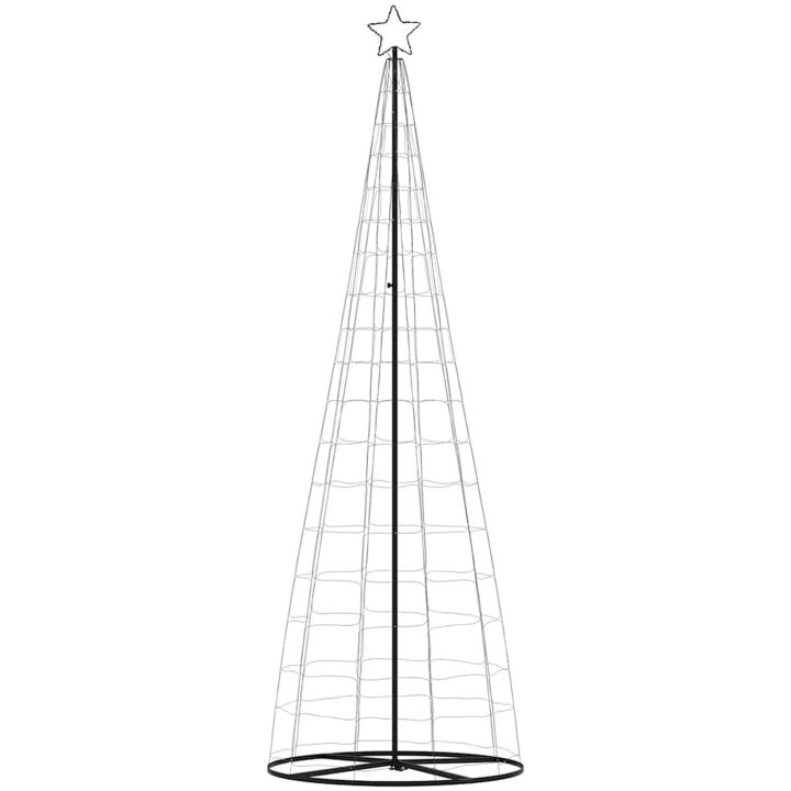 Julgranskon 550 LEDs kallvit 304 cm vidaXL 304 cm – bild 5