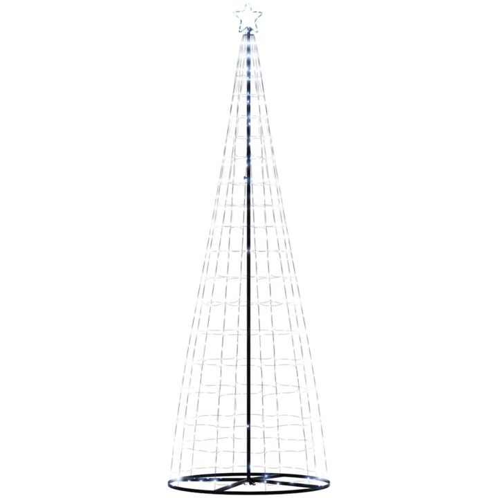 Julgranskon 550 LEDs kallvit 304 cm vidaXL 304 cm – bild 6