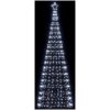 Julgranskon 550 LEDs kallvit 304 cm vidaXL 304 cm – miniatyr 1
