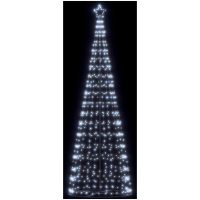Julgranskon 550 LEDs kallvit 304 cm vidaXL
