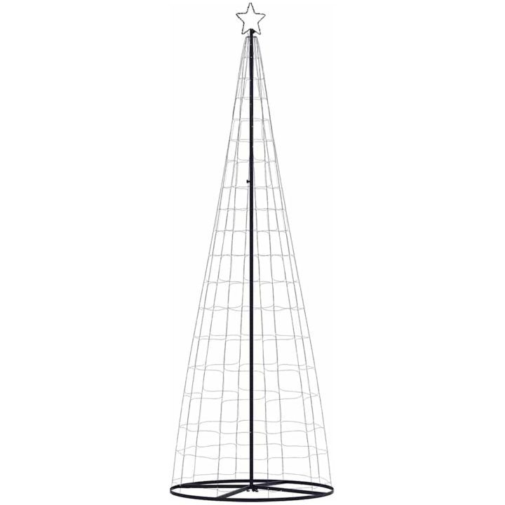 Julgranskon 550 LEDs varmvit 304 cm vidaXL 304 cm – bild 4
