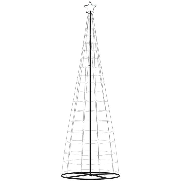 Julgranskon 550 LEDs varmvit 304 cm vidaXL 304 cm – bild 5