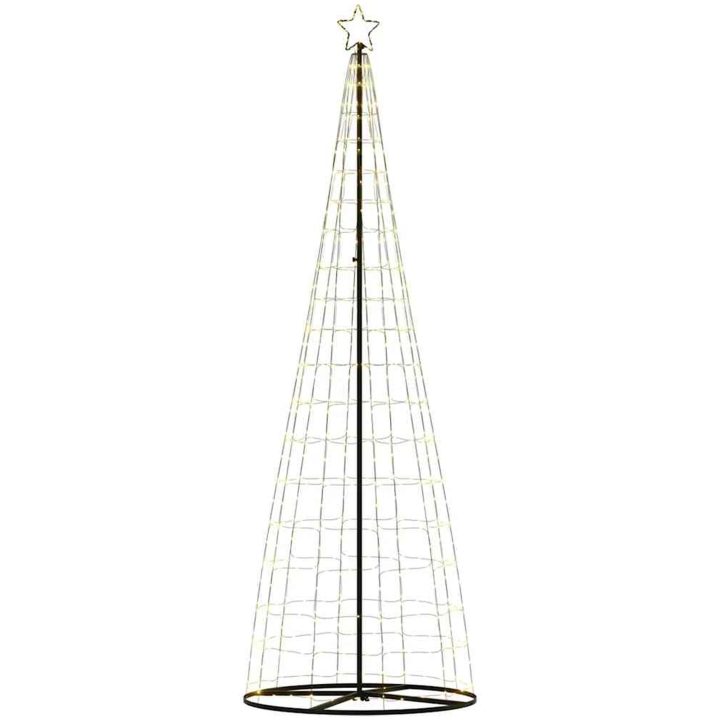 Julgranskon 550 LEDs varmvit 304 cm vidaXL 304 cm – bild 6