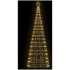 Julgranskon 550 LEDs varmvit 304 cm vidaXL 304 cm – miniatyr 1