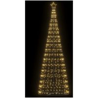 Julgranskon 550 LEDs varmvit 304 cm vidaXL