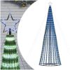 Julgranskon 688 LEDs blå 300 cm vidaXL 300 cm – miniatyr 2