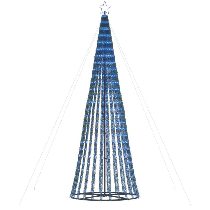 Julgranskon 688 LEDs blå 300 cm vidaXL 300 cm – bild 4