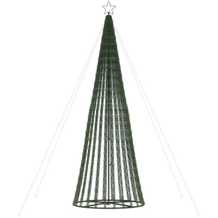 Julgranskon 688 LEDs blå 300 cm vidaXL 300 cm – bild 5