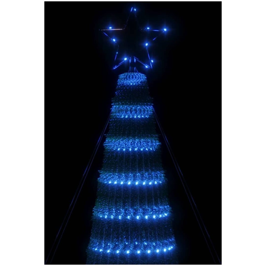Julgranskon 688 LEDs blå 300 cm vidaXL 300 cm – bild 6