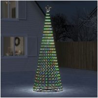 Julgranskon 688 LEDs färgglad vidaXL